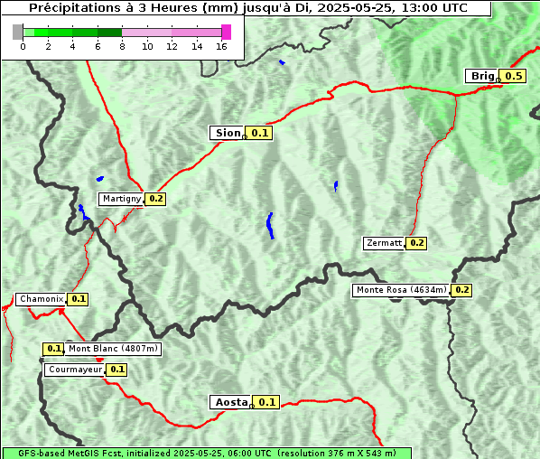 Niederschlag, 25. 5. 2025