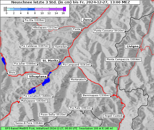 Neuschnee, 27. 12. 2024