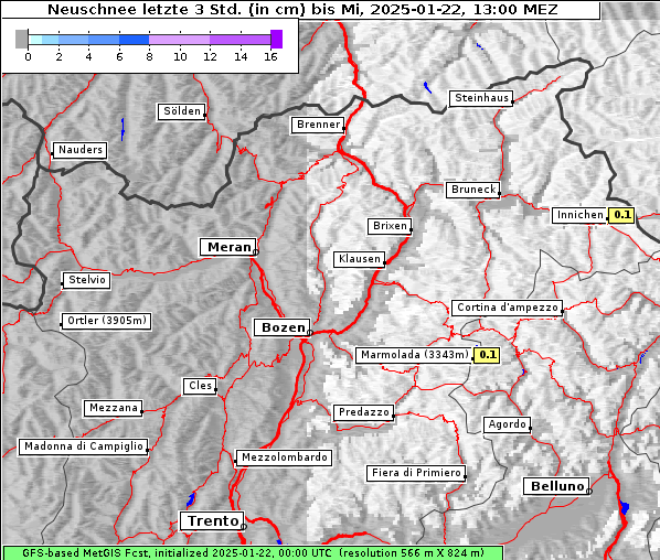 Neuschnee, 22. 1. 2025