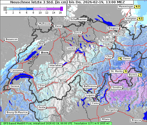 Neuschnee, 19. 2. 2026