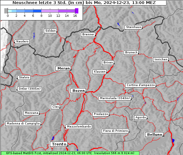 Neuschnee, 23. 12. 2024