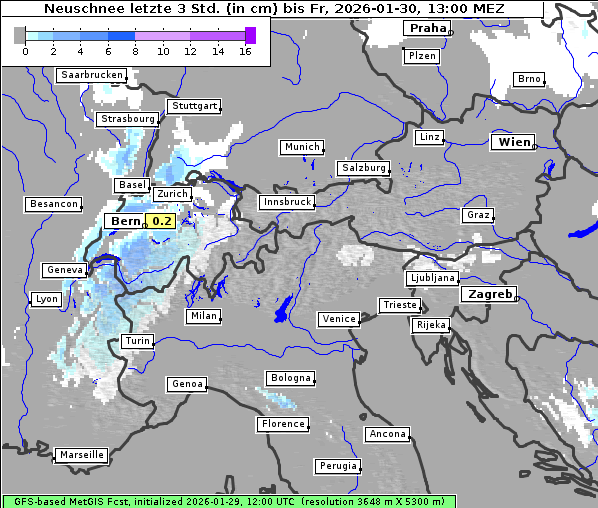 Neuschnee, 30. 1. 2026