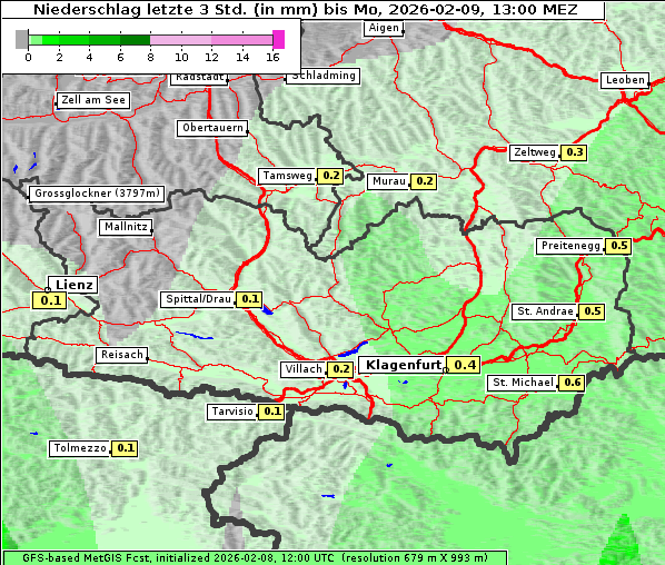 Niederschlag, 9. 2. 2026