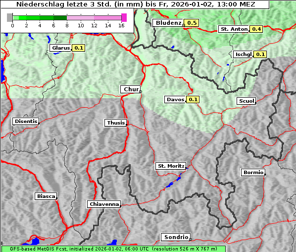 Niederschlag, 2. 1. 2026