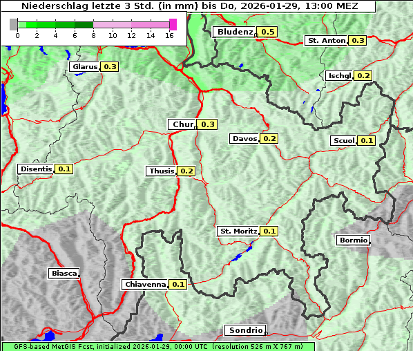 Niederschlag, 29. 1. 2026