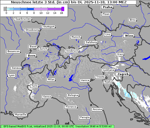 Neuschnee, 18. 11. 2025