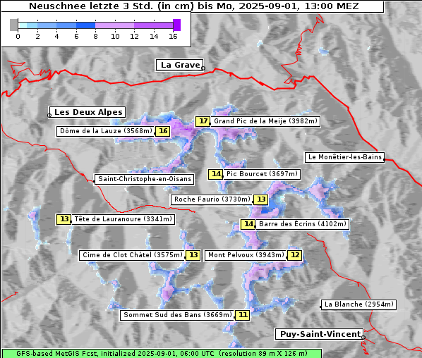 Neuschnee, 1. 9. 2025