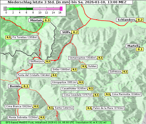 Niederschlag, 10. 1. 2026
