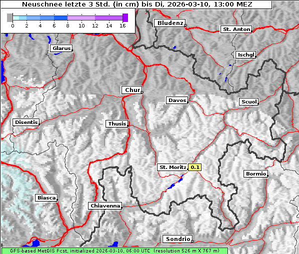 Neuschnee, 10. 3. 2026