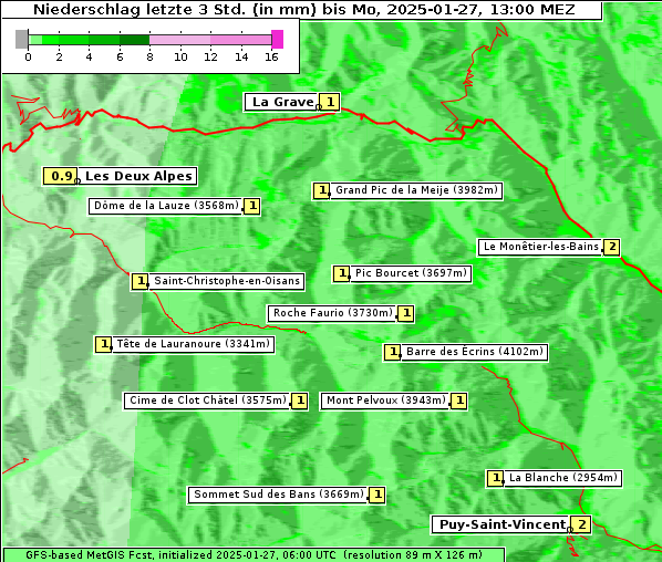 Niederschlag, 27. 1. 2025