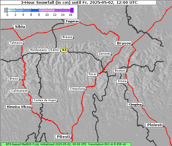Neuschnee, 2. 5. 2025
