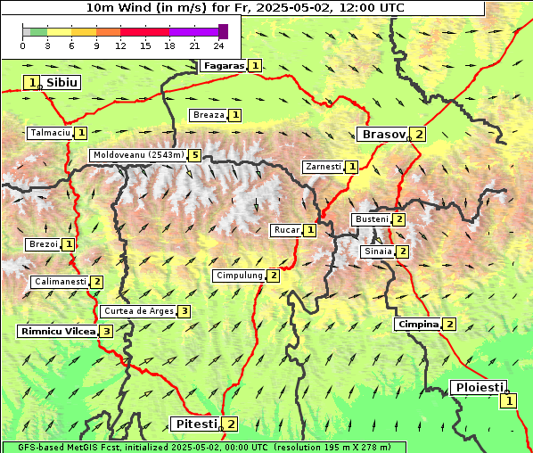 Wind, 2. 5. 2025
