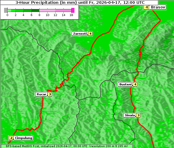 Niederschlag, 17. 4. 2026