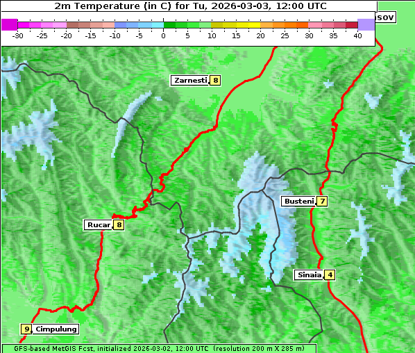 Temperatur, 3. 3. 2026