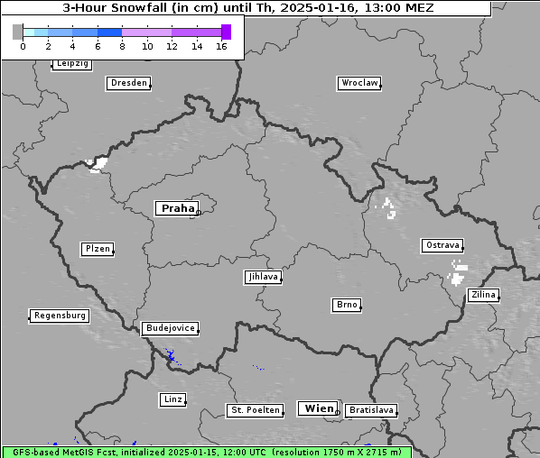 Neuschnee, 16. 1. 2025