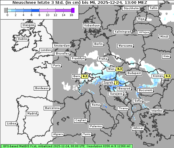 Neuschnee, 24. 12. 2025