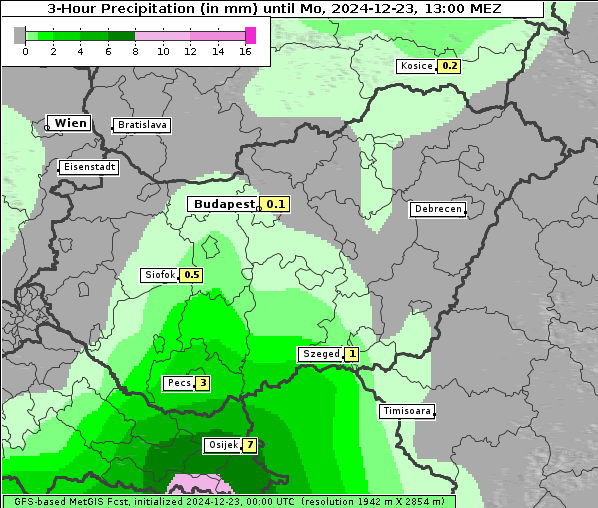 Niederschlag, 23. 12. 2024