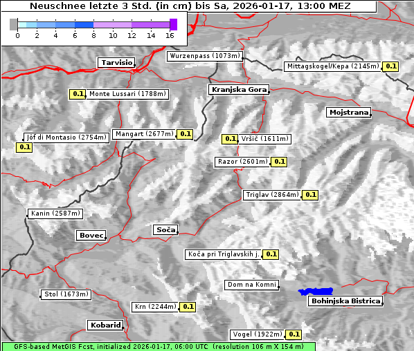 Neuschnee, 17. 1. 2026