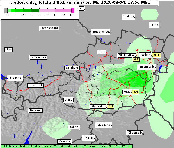 Niederschlag, 4. 3. 2026