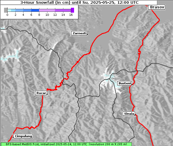 Neuschnee, 25. 5. 2025