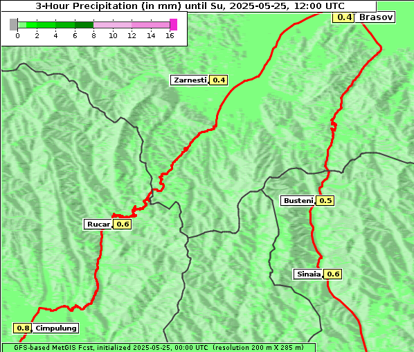 Niederschlag, 25. 5. 2025