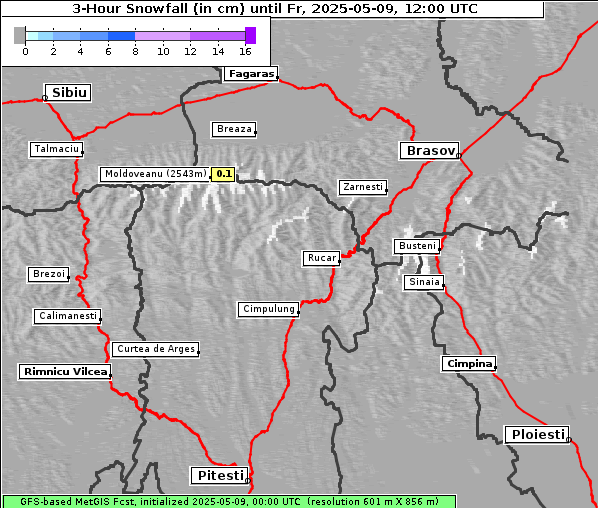 Neuschnee, 9. 5. 2025
