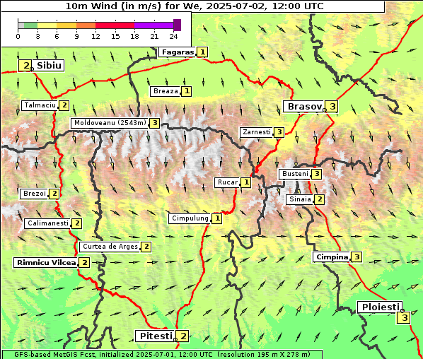 Wind, 2. 7. 2025
