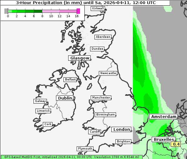 Niederschlag, 11. 4. 2026