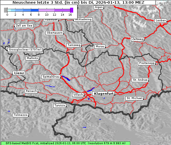 Neuschnee, 13. 1. 2026