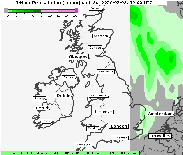 Niederschlag, 8. 2. 2026