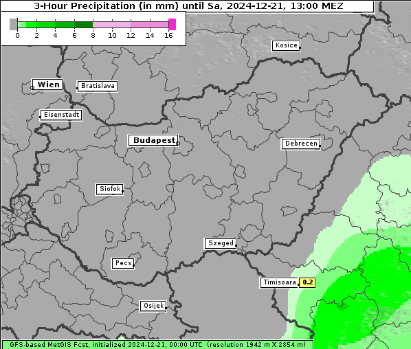 Niederschlag, 21. 12. 2024