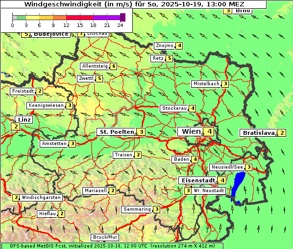 Wind, 19. 10. 2025