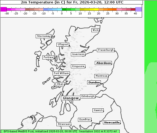 Temperatur, 20. 3. 2026