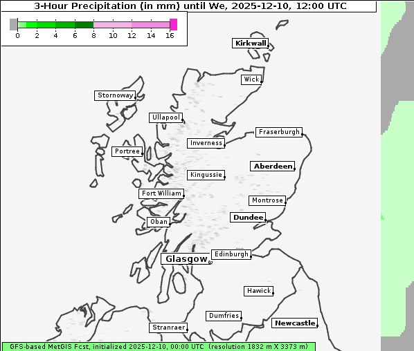 Niederschlag, 10. 12. 2025