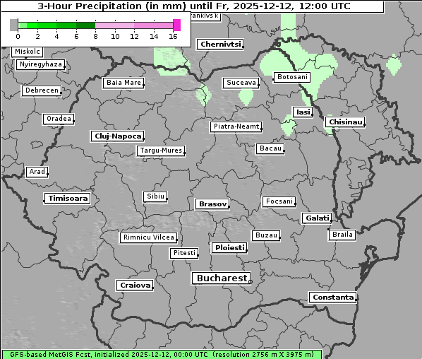 Niederschlag, 12. 12. 2025