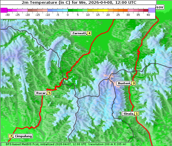 Temperatur, 8. 4. 2026