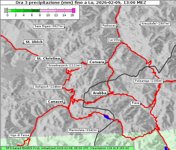 Niederschlag, 9. 2. 2026