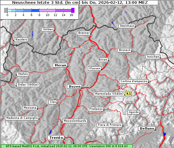 Neuschnee, 12. 2. 2026
