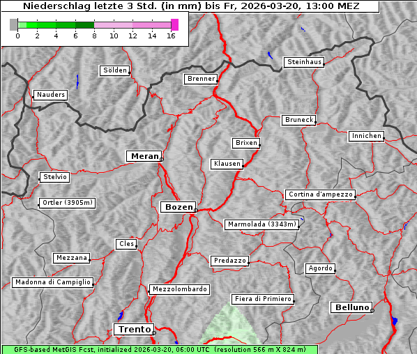 Niederschlag, 20. 3. 2026