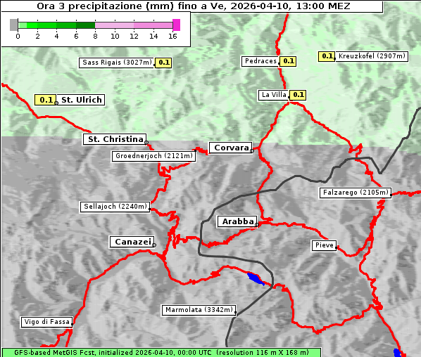 Niederschlag, 10. 4. 2026