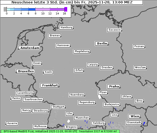 Neuschnee, 28. 11. 2025