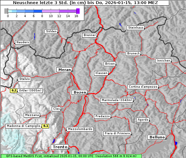 Neuschnee, 15. 1. 2026