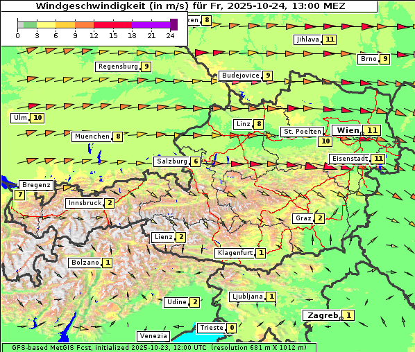Wind, 24. 10. 2025