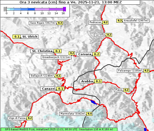 Neuschnee, 21. 11. 2025