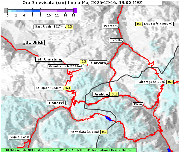 Neuschnee, 16. 12. 2025