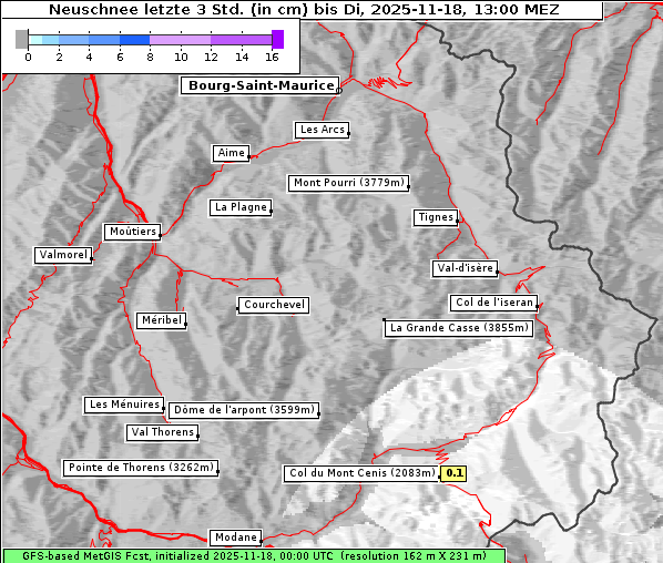 Neuschnee, 18. 11. 2025