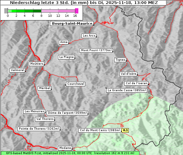 Niederschlag, 18. 11. 2025