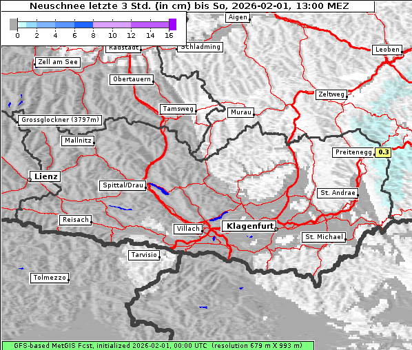 Neuschnee, 1. 2. 2026