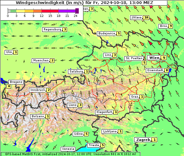 Wind, 18. 10. 2024