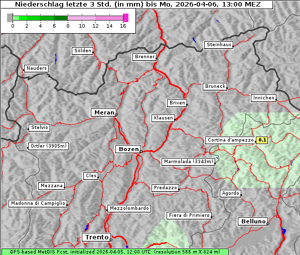 Niederschlag, 6. 4. 2026